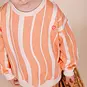 Quapi Trui sweat Fabrice (orange graphic)