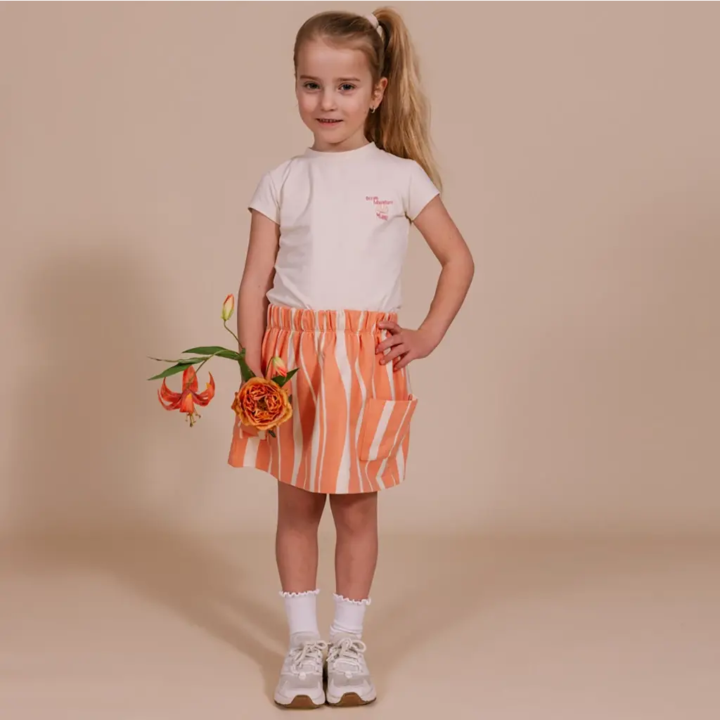 Rokje Fimme (orange graphic)