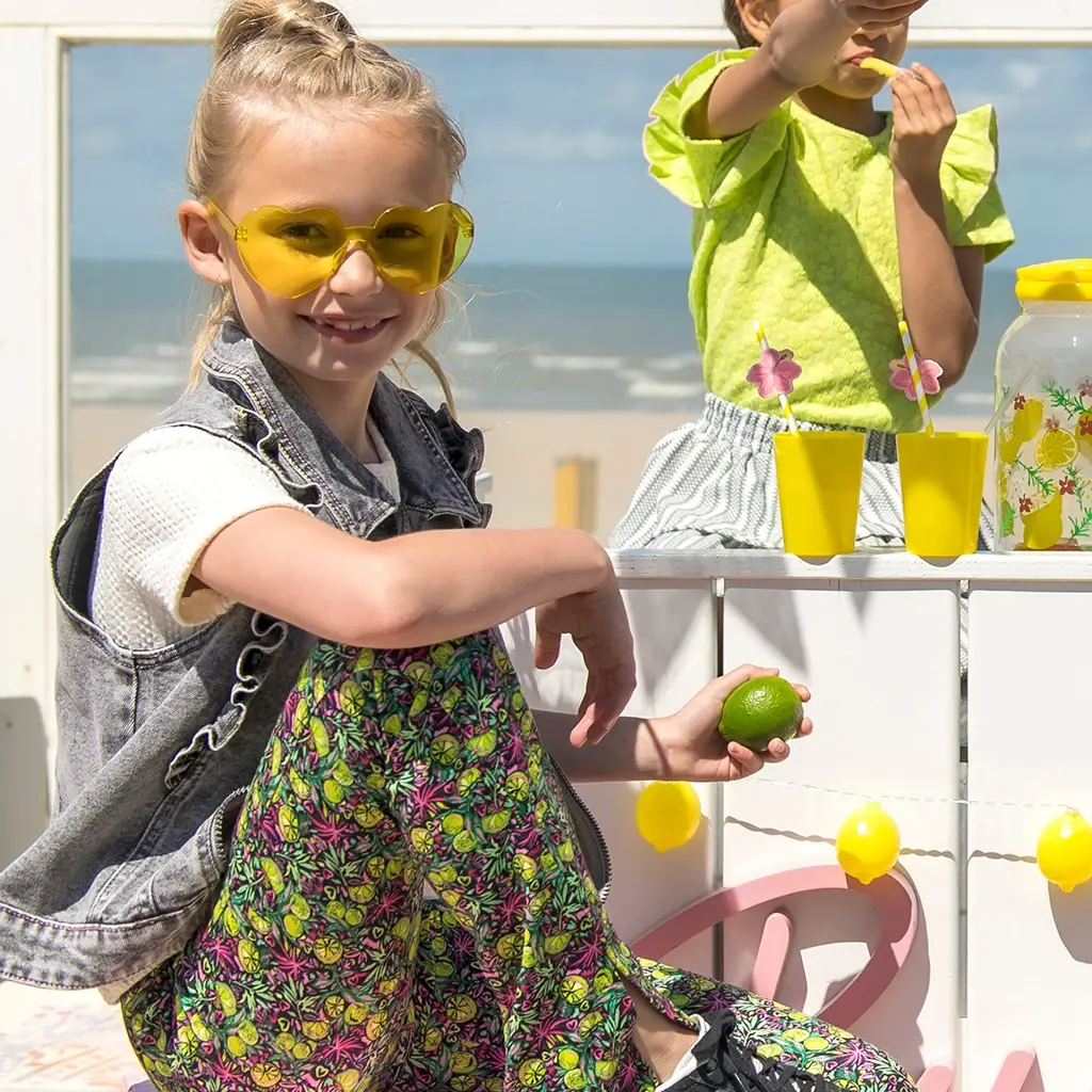 Broek flared Phoebe (lemon ao)