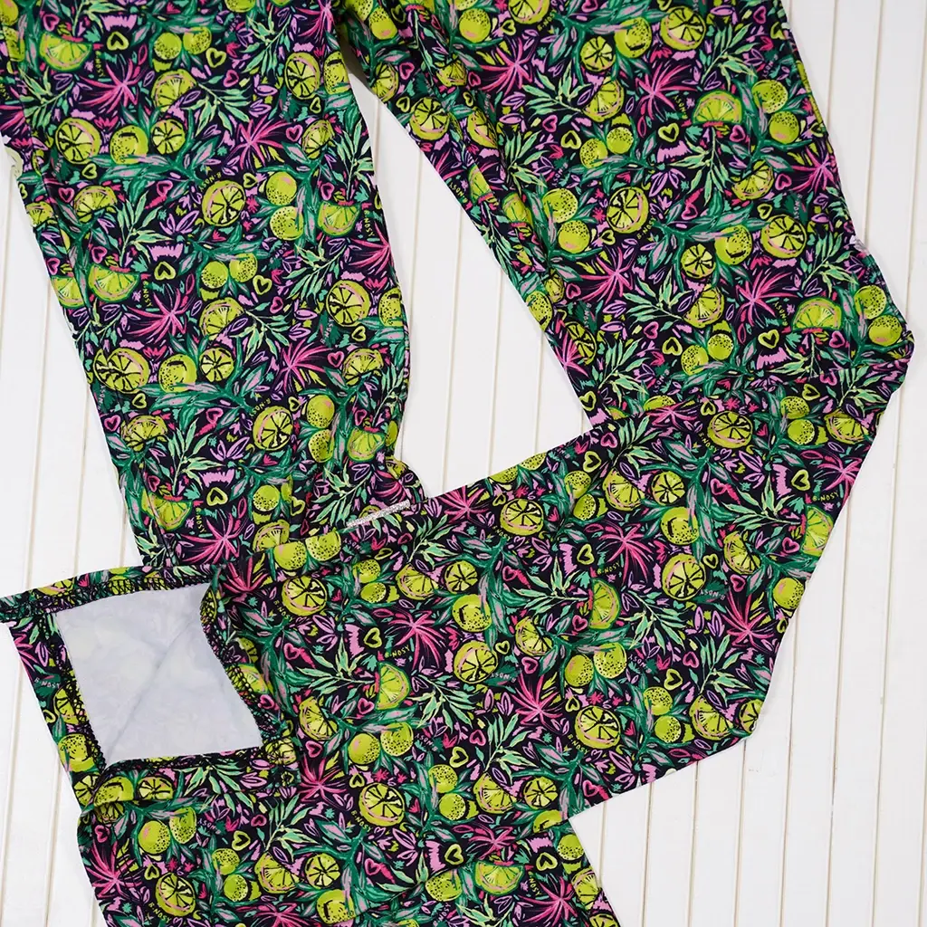 Broek flared Phoebe (lemon ao)