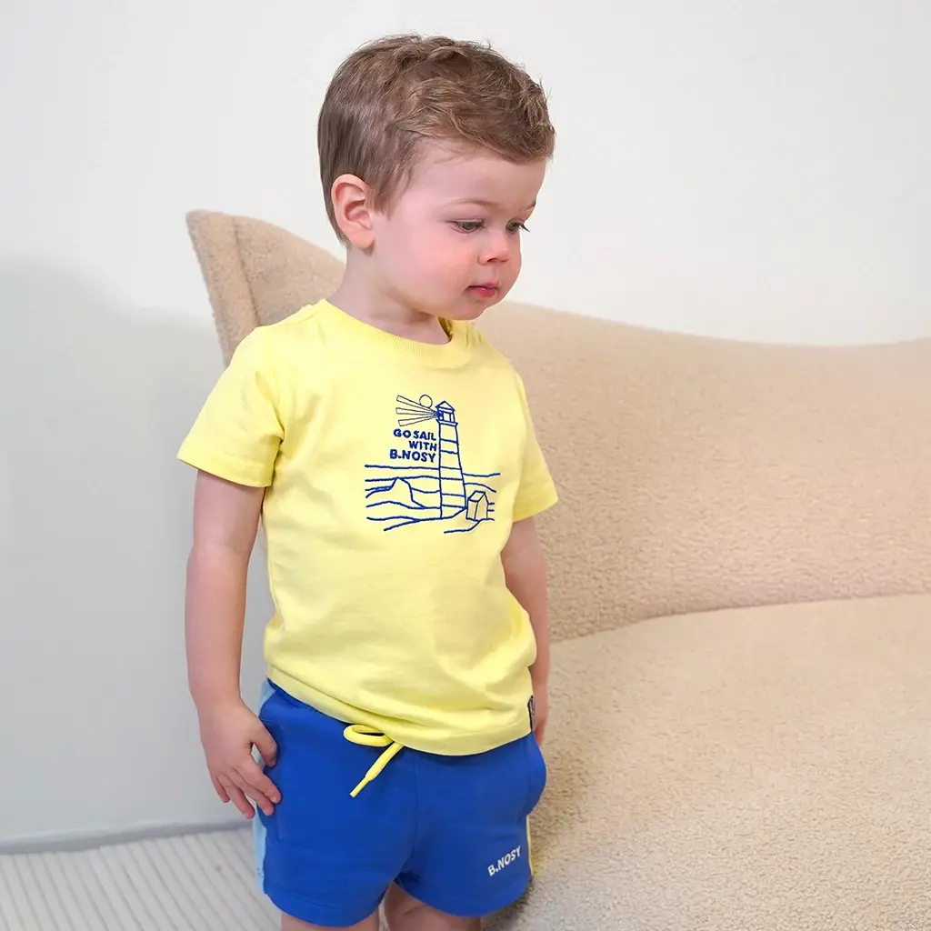 T-shirtje Thymen (sunny lime)