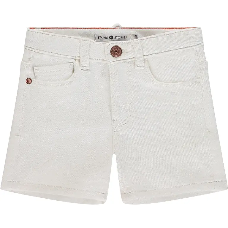 Korte spijkerbroek (ivory)