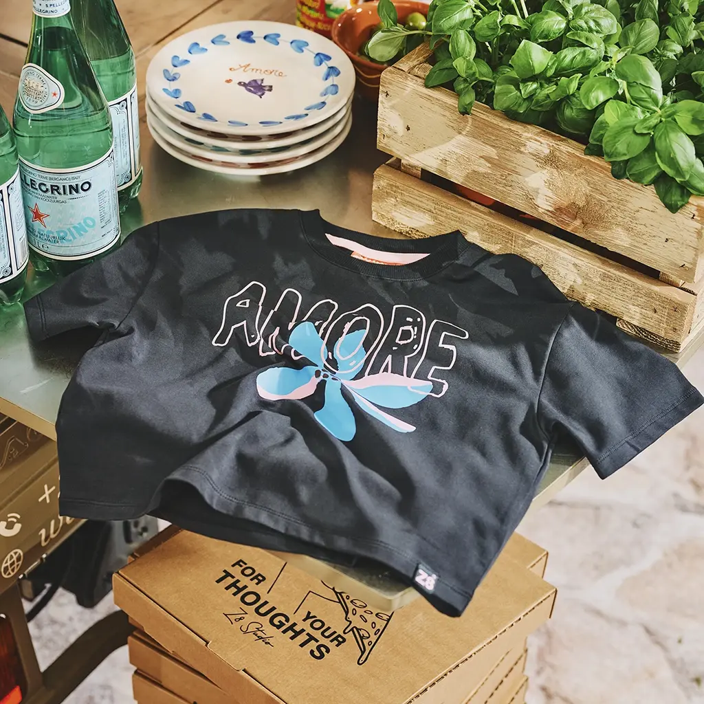 SPECIAL - T-shirt BOXY Kelcie (graphite)