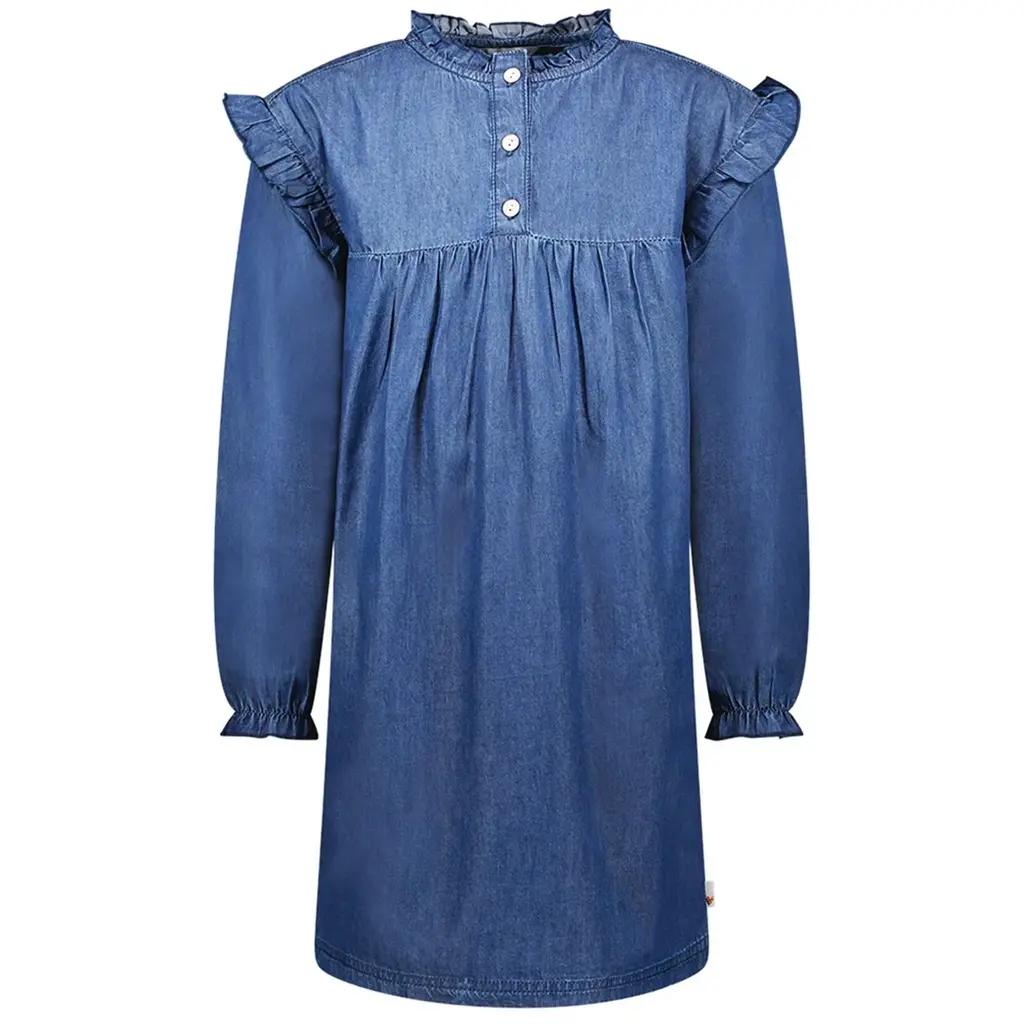 Spijkerjurk (soft blue)