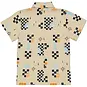 Quapi Overhemd t-shirt Frans (aop sand check)