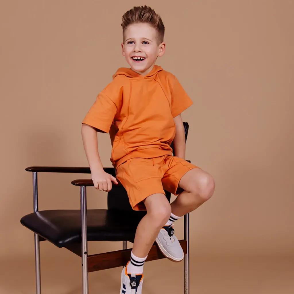 T-shirt sweat Sieme (soft orange)