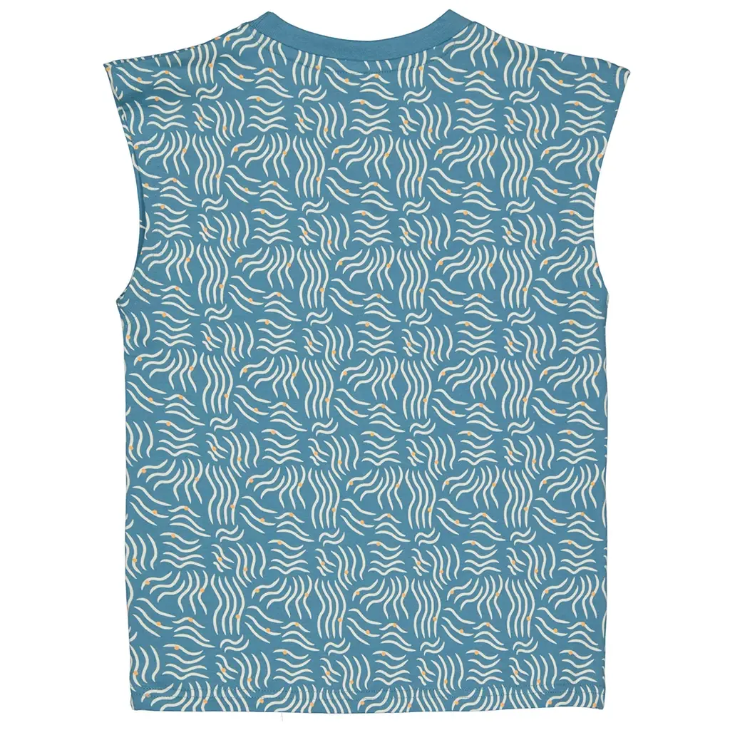Top Febe (aop blue sketch)