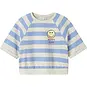 Name It T-shirt sweat CROPPED Happy (serinity)