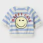 Name It T-shirt sweat CROPPED Happy (serinity)
