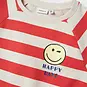 Name It T-shirt sweat CROPPED Happy (spiced coral)
