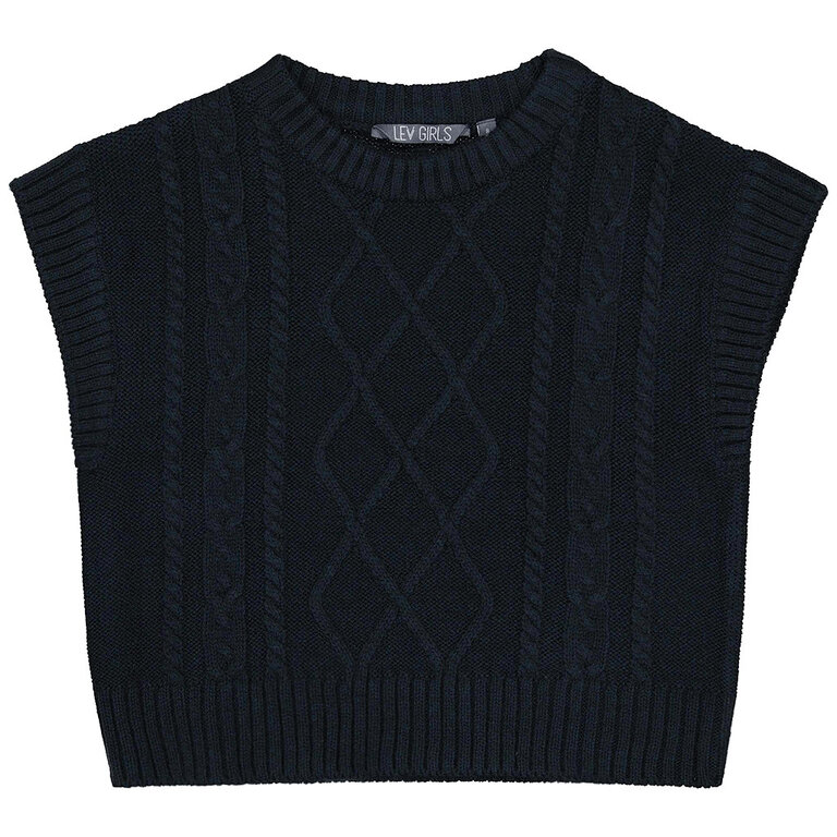Gebreide spencer Aukje (blue dark)