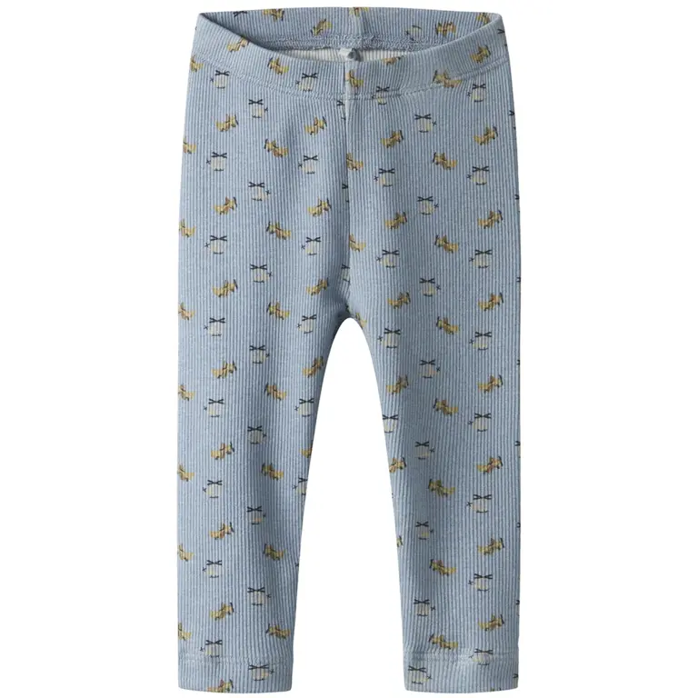 Broekje rib Koalkab (dusty blue)