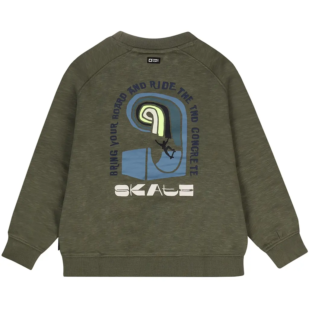 Trui Halfpipe backprint (central green)