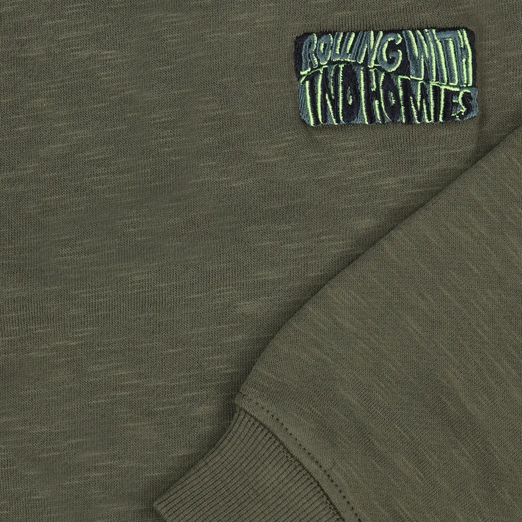 Trui Halfpipe backprint (central green)