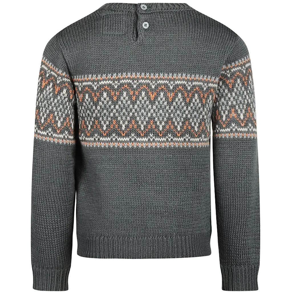 Gebreide trui (steel blue)