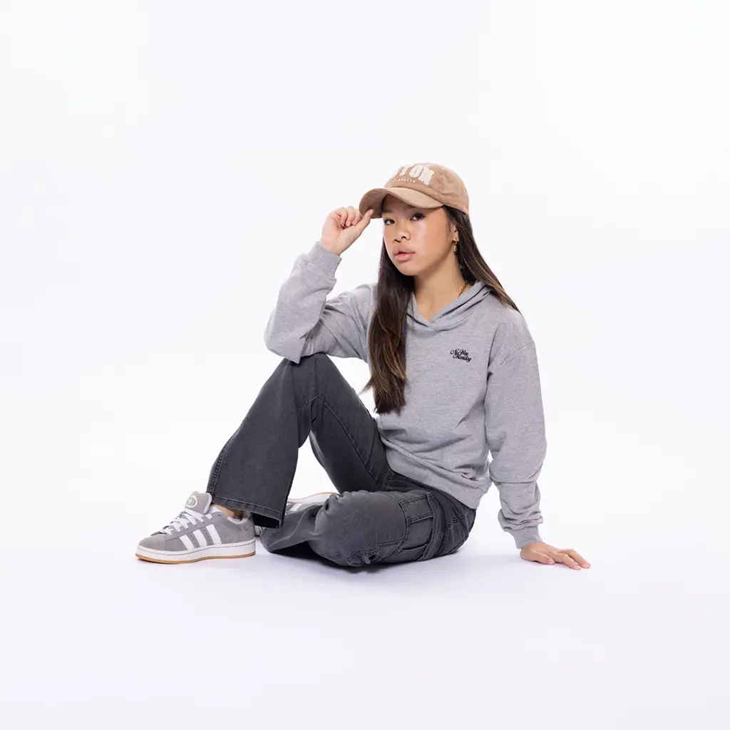 Trui hoodie (mid grey)