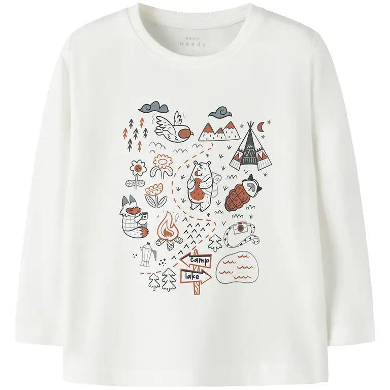 Longsleeve Vux (cloud dancer map)