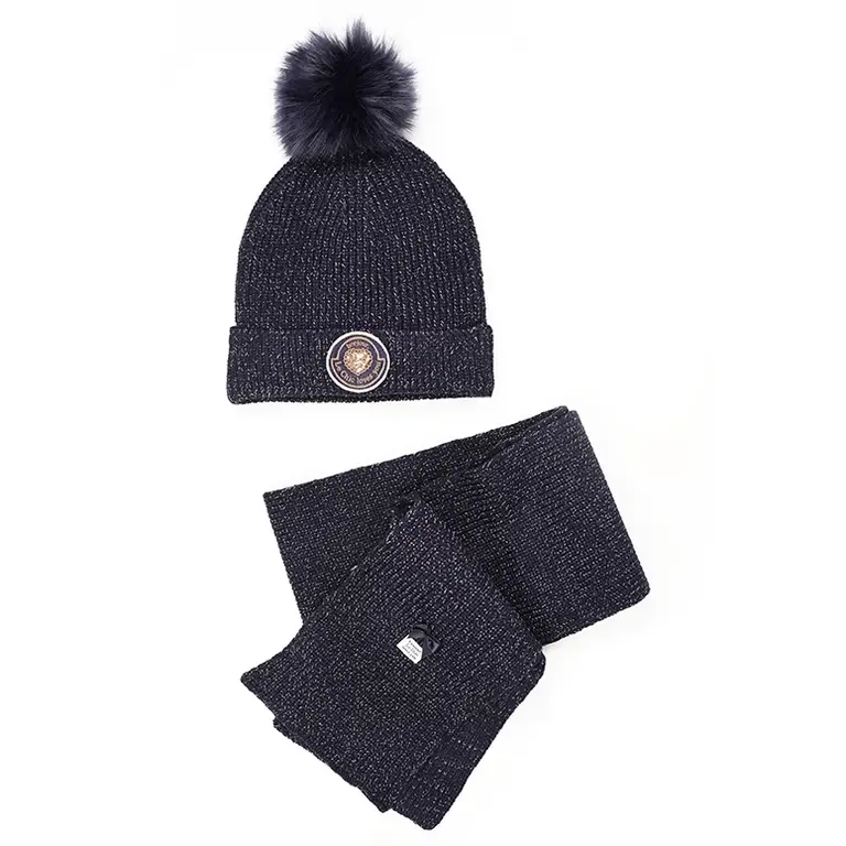 Set muts Rosa & sjaal Reya (in the navy)