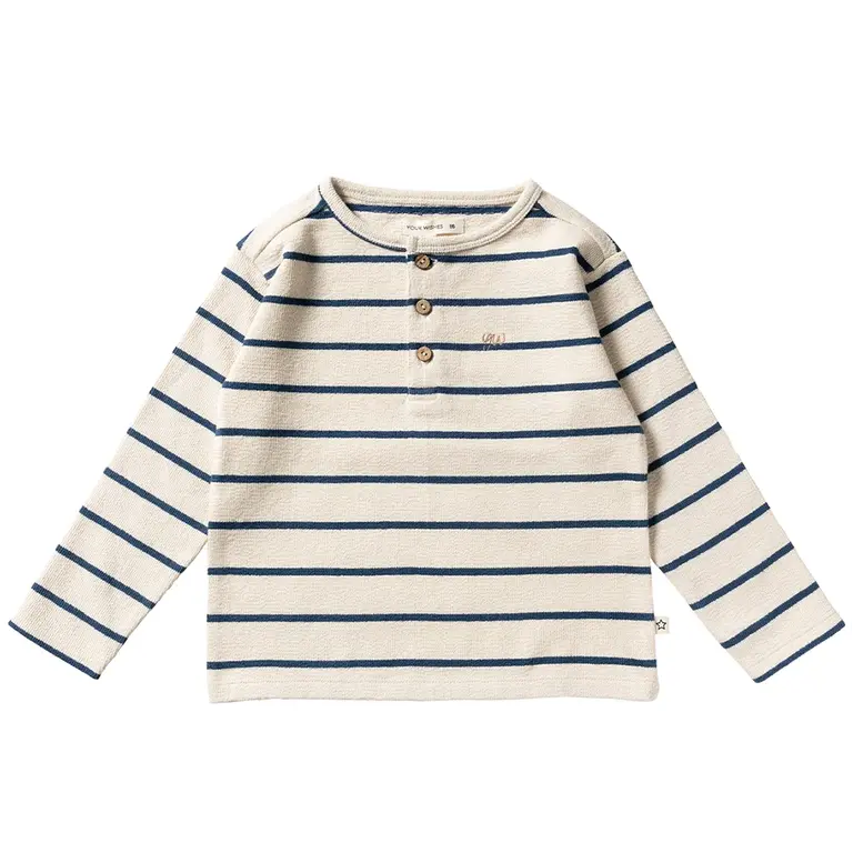 Longsleeve badstof (blue wing tale)