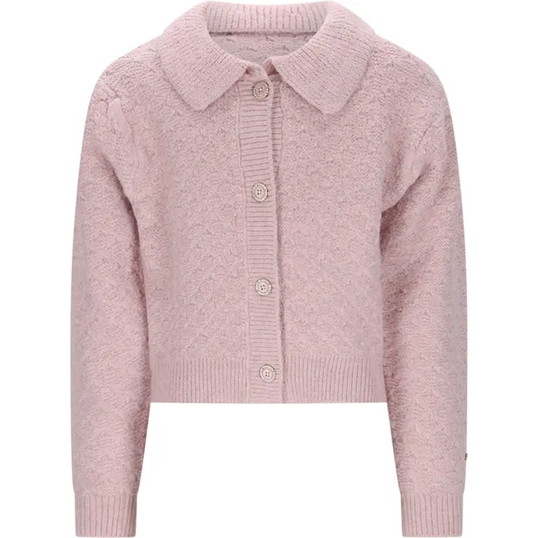 Gebreid vestje Omsky (sweet cerise)