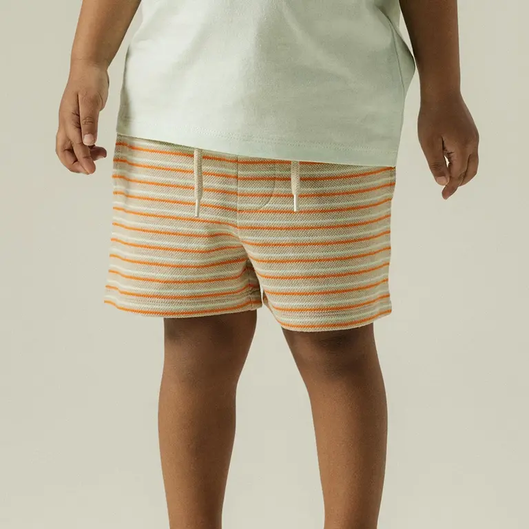 Korte broek piquet Jimbo (peyote melange)