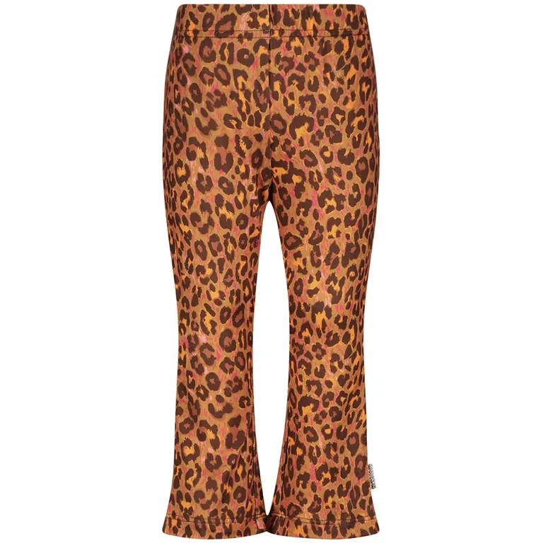 Broekje Phoebe flared (leopard texas)