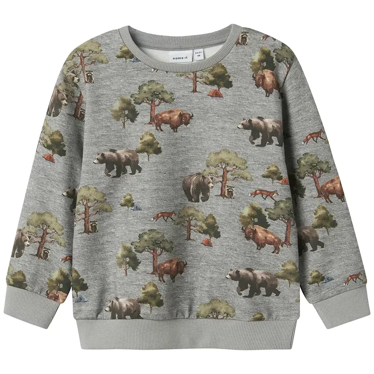 Trui sweater Molin (grey melange)
