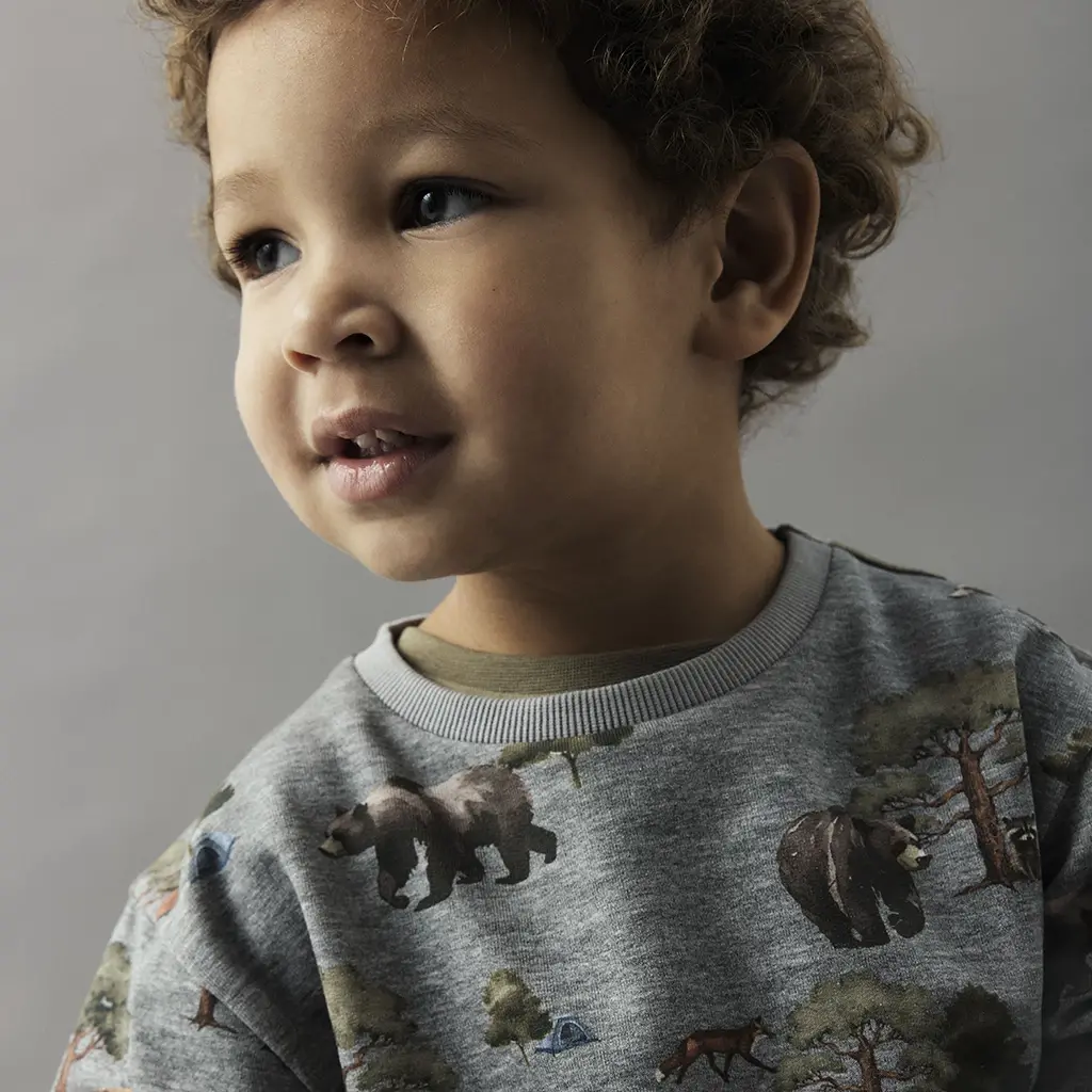 Trui sweater Molin (grey melange)
