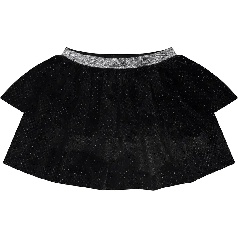 Rokje velvet glitter (blackboard)