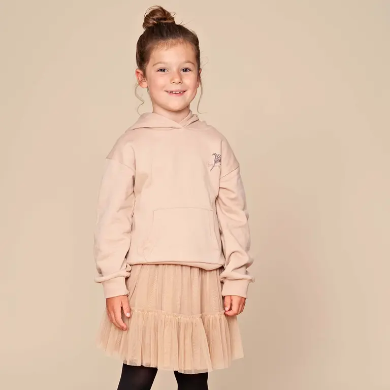 Trui hoodie Valesca (sand)