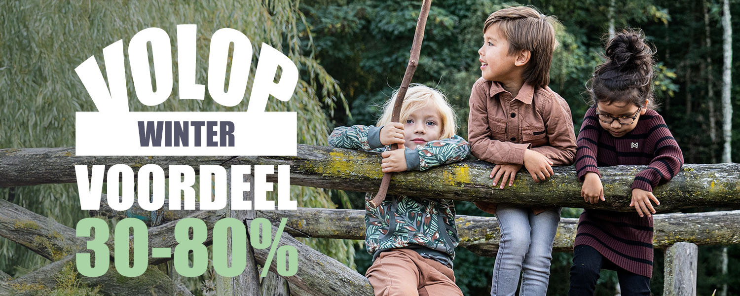 Kinderkleding wintercollectie met korting