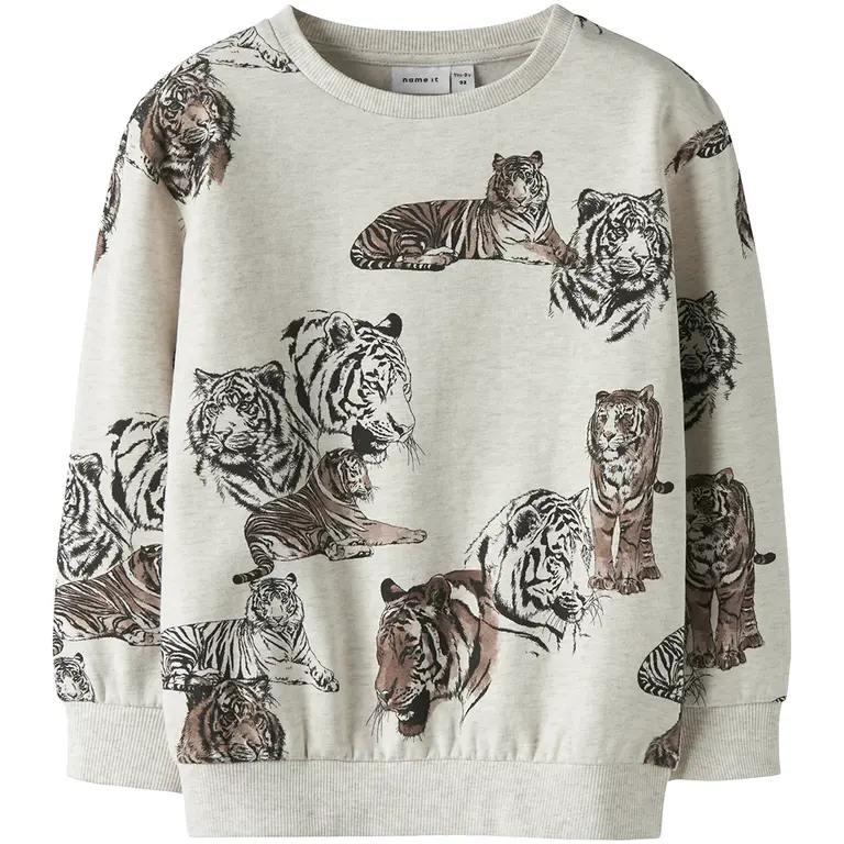 Trui sweat Thorne (peyote melange)