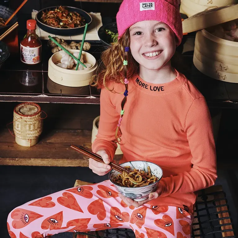 Longsleeve Isalie (tropical coral)