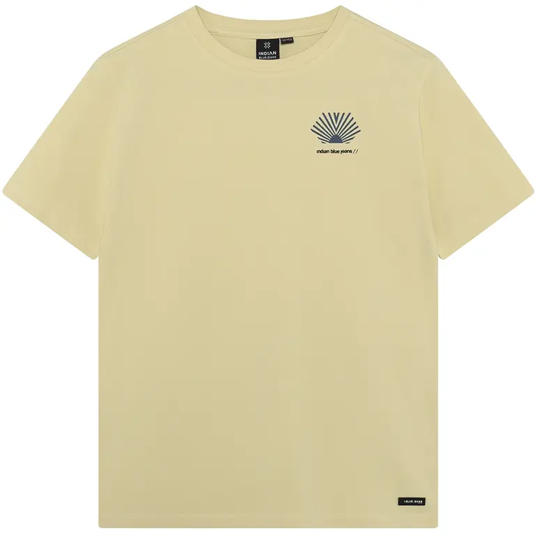 T-shirt backprint loose fit (dusty yellow)