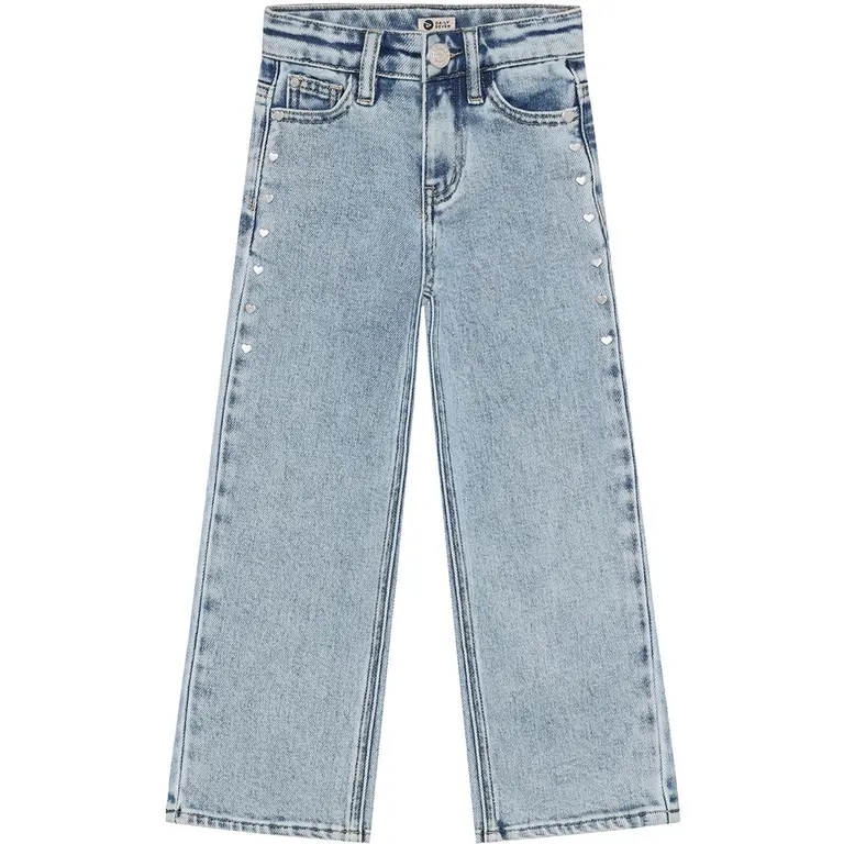 OP=OP! Spijkerbroek wide fit studs (blue denim)