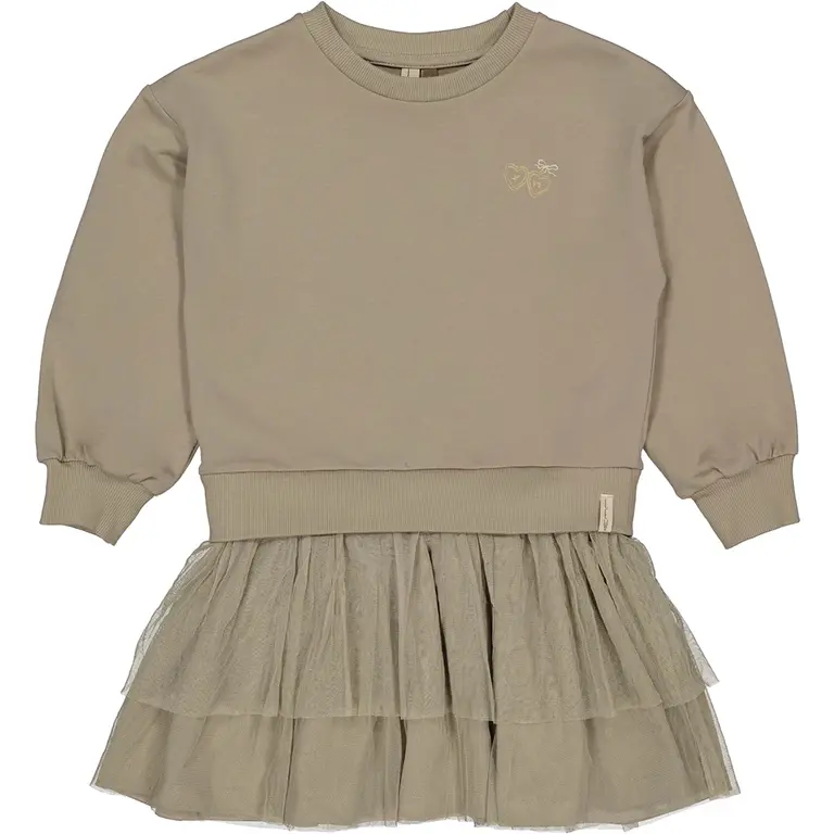 Jurk Barbara (dark taupe)
