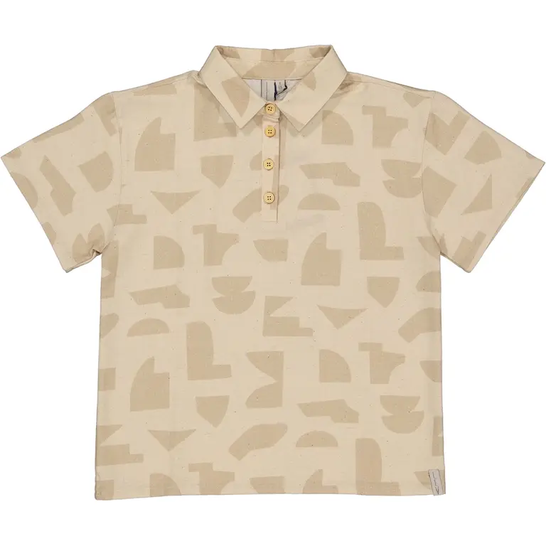 Polo t-shirt Bertus (aop sand graphic)