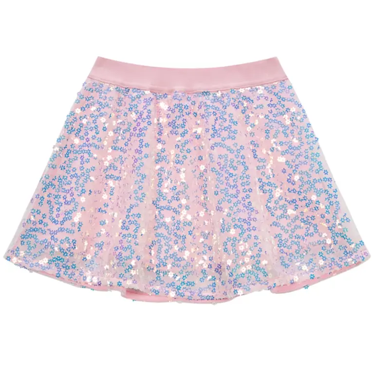 Rokje Felice pailletten (soft pink)