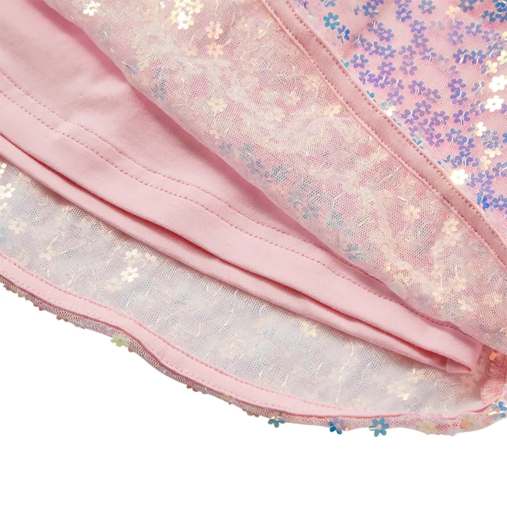 Rokje Felice pailletten (soft pink)