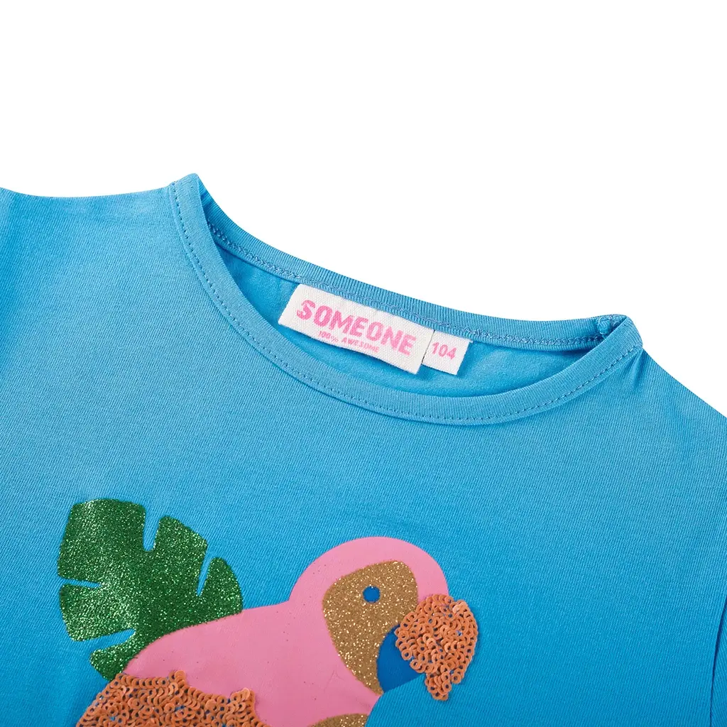 T-shirt Lenthe pailletten (blue)