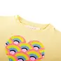 Someone T-shirt Faro pailletten (light yellow)
