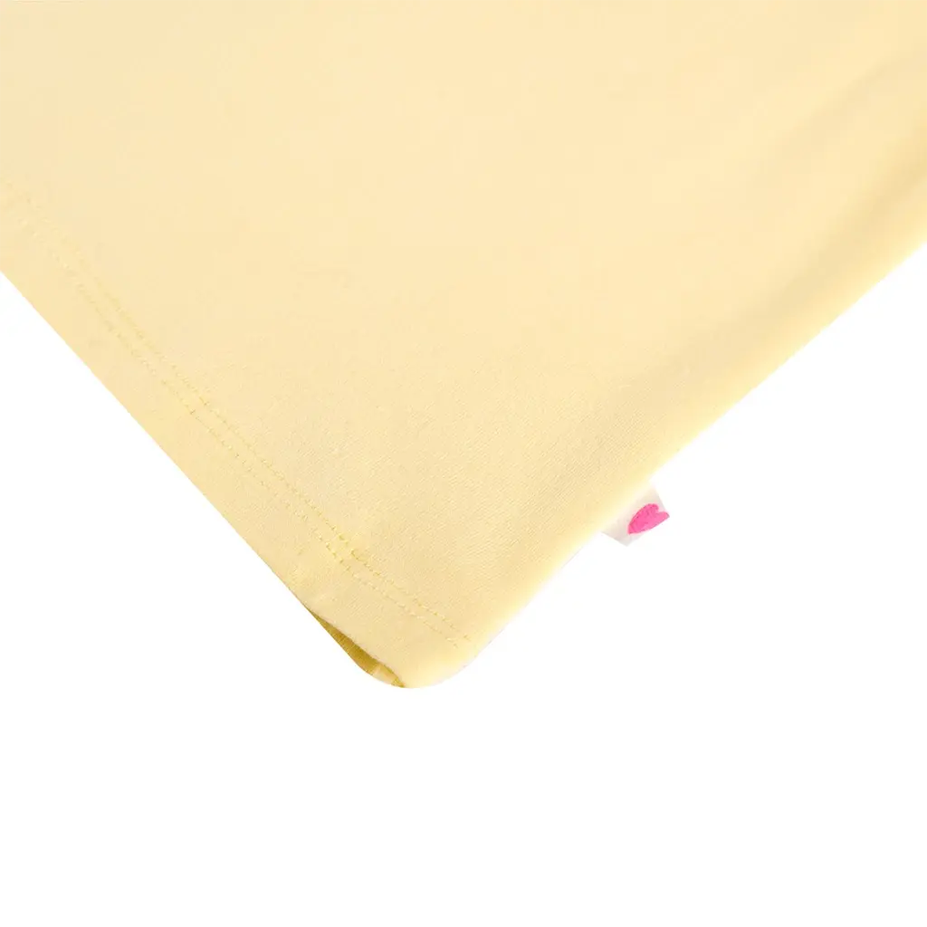 T-shirt Faro pailletten (light yellow)
