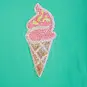 Someone T-shirt Lou pailletten (mint)