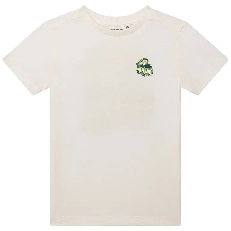 T-shirt Isaac backprint (ecru)