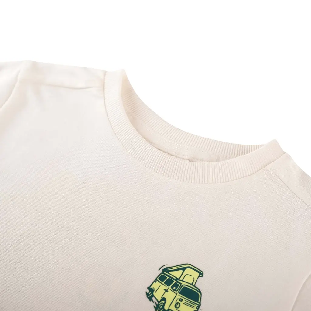 T-shirt Isaac backprint (ecru)