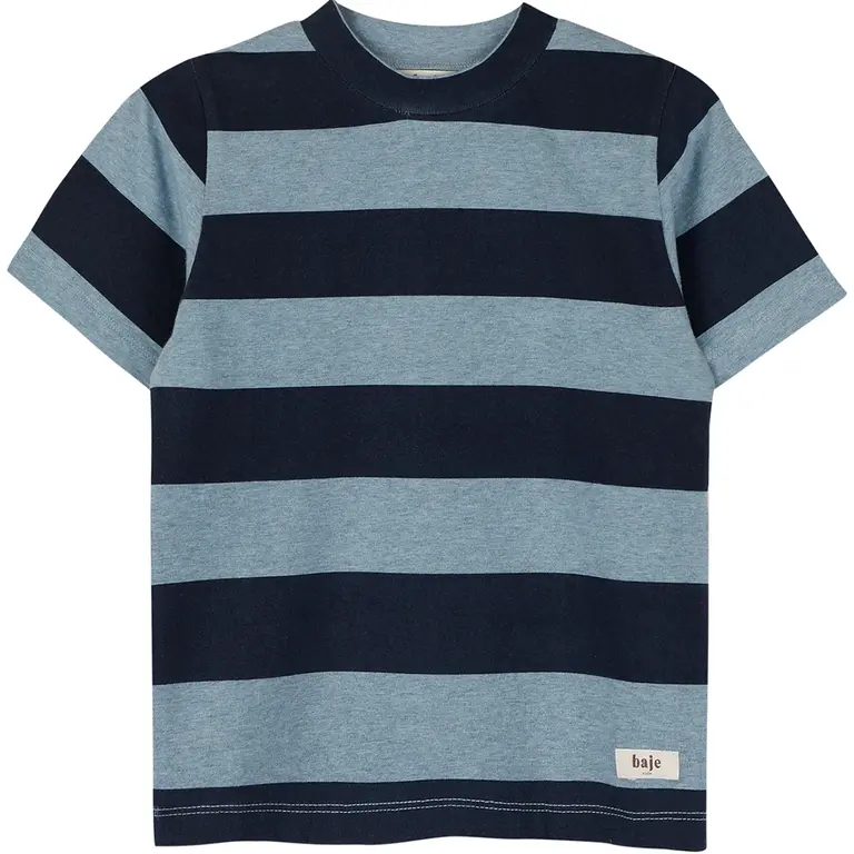 T-shirt strepen Coz (blue sea)