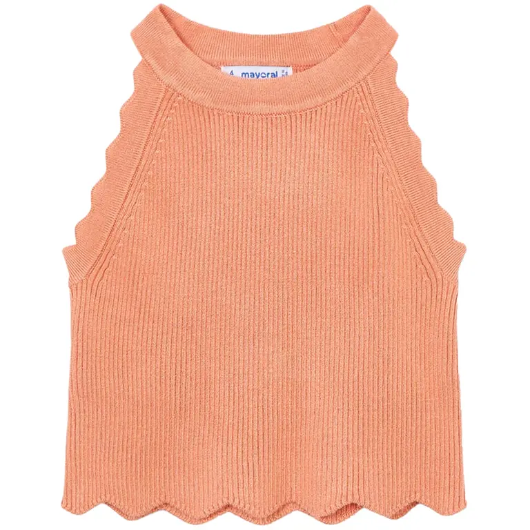 Gebreid topje (peach)