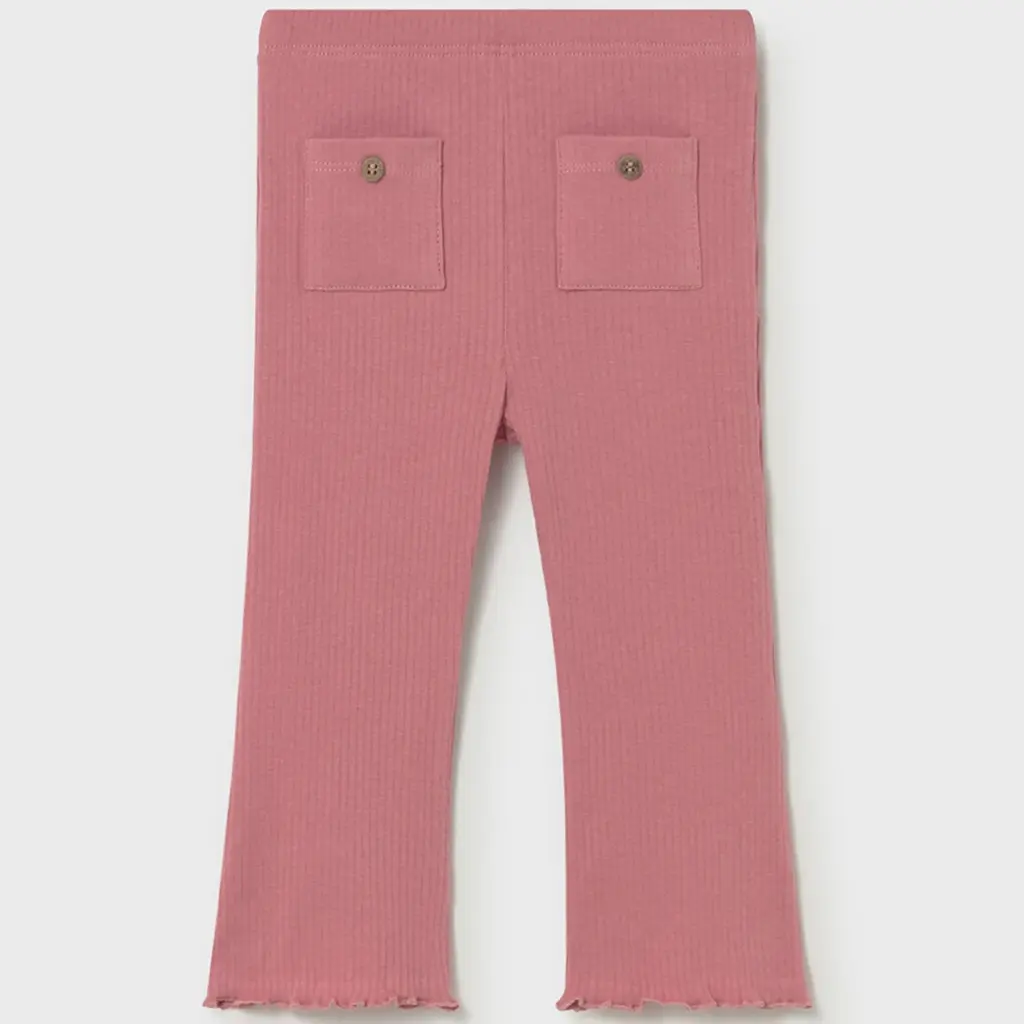 Broekje  flared rib (blush)