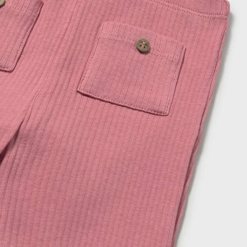 Broekje  flared rib (blush)