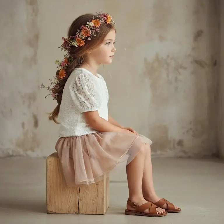 Rokje Adel tule (light beige)